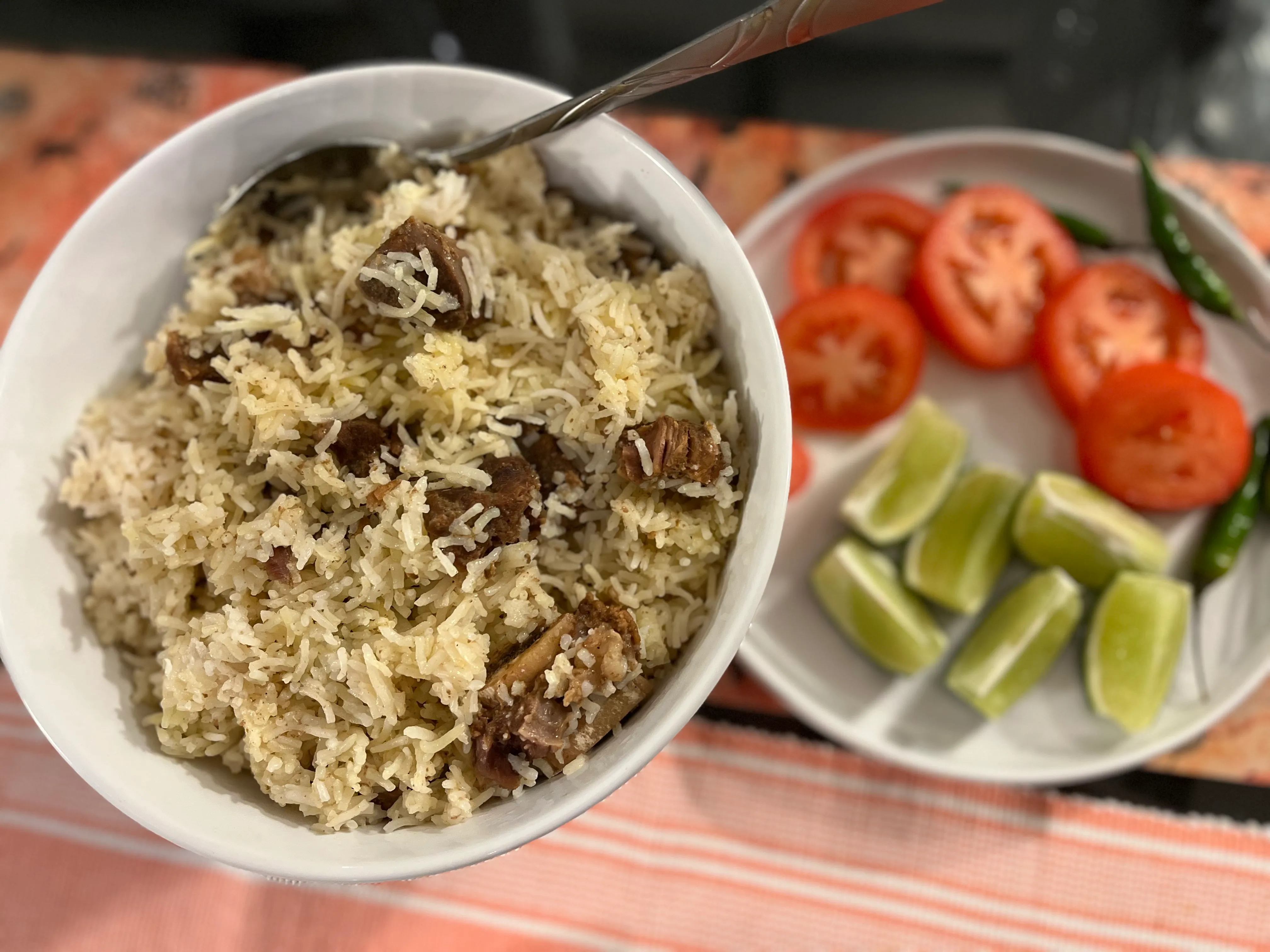 Beef tehari (per person)