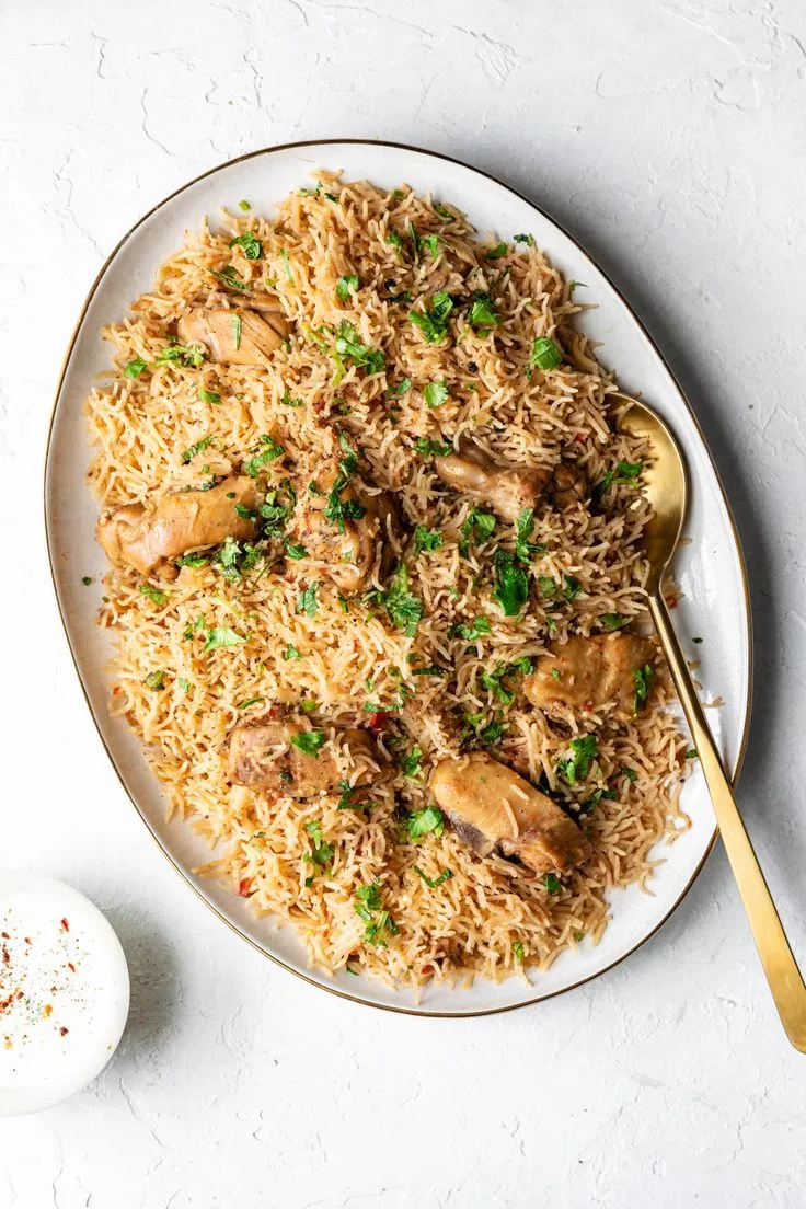 Desi Chicken Yakhni Pulao (serves 8-10)
