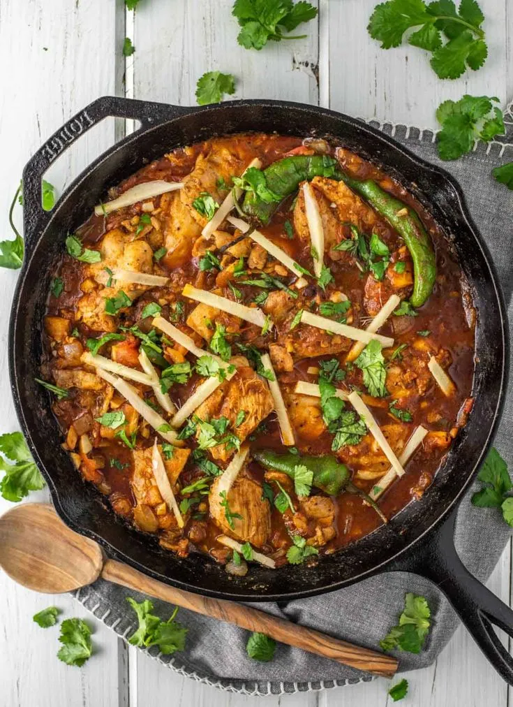 Desi Chicken Karahi (serves 8-10)