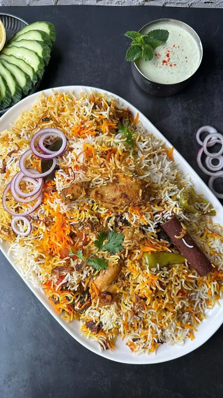 Desi Chicken Biryani (serves 8-10)