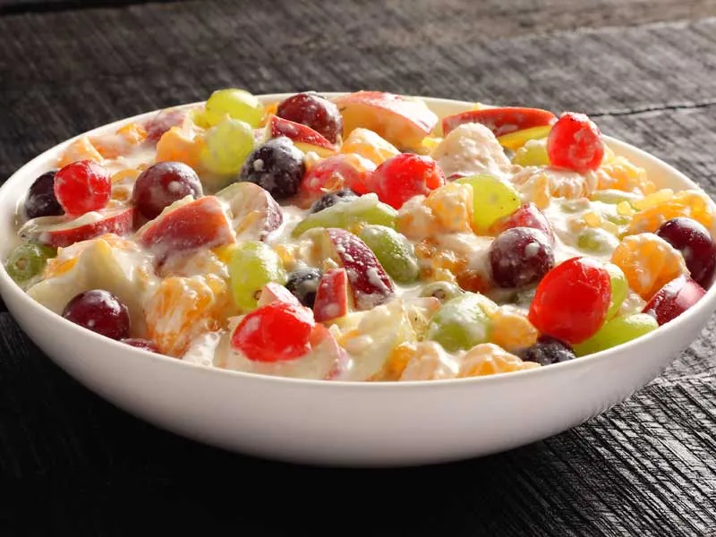 Creamy Fruit Chaat (serves 8-10)